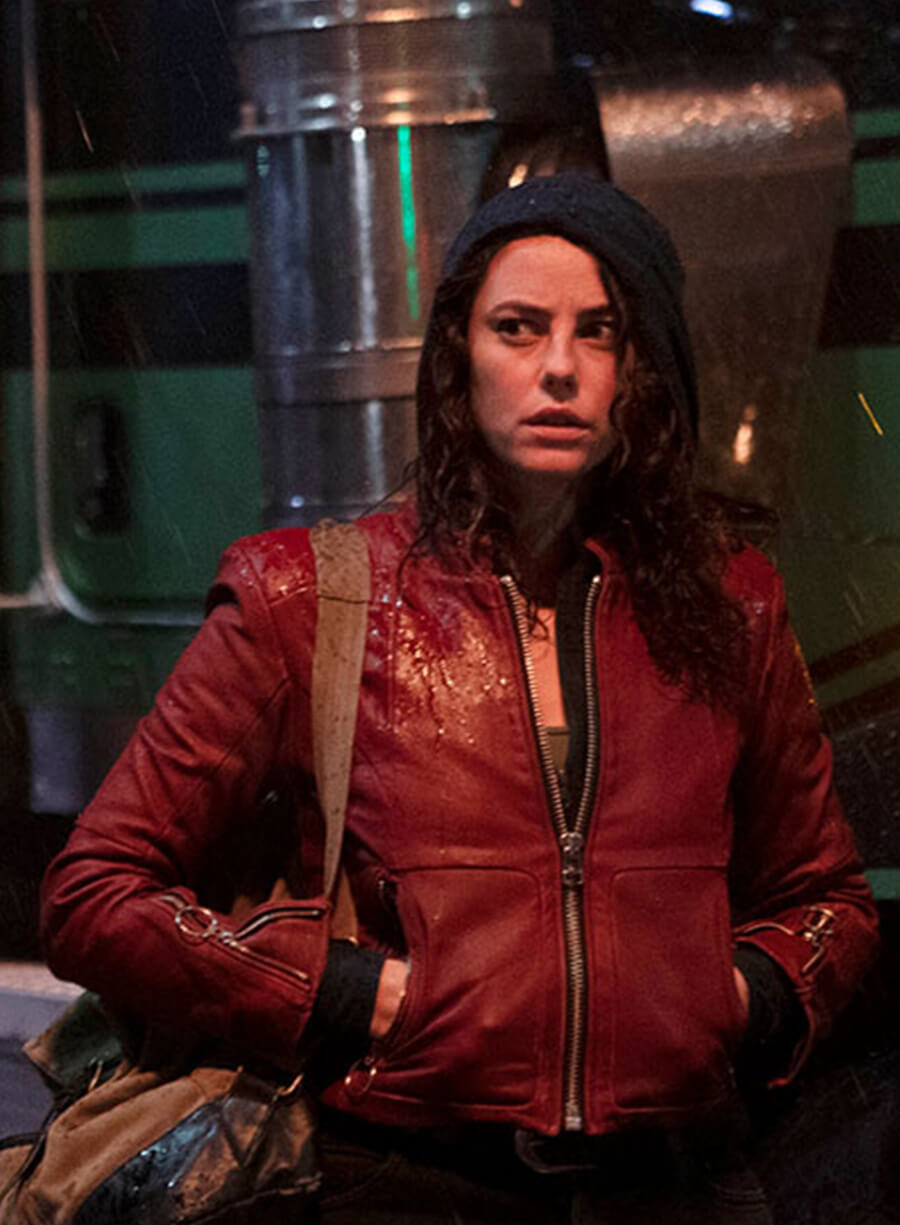 Claire Redfield Resident Evil Red Leather Jacket