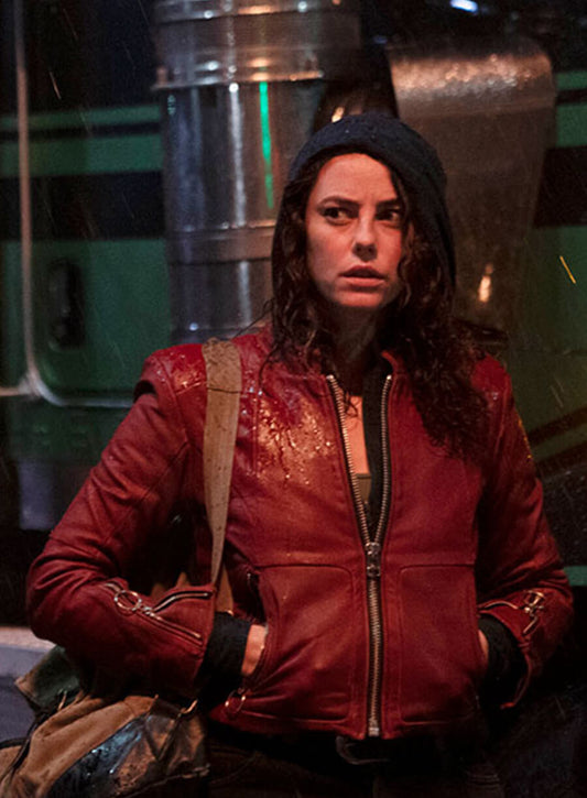 Claire Redfield Resident Evil Red Leather Jacket