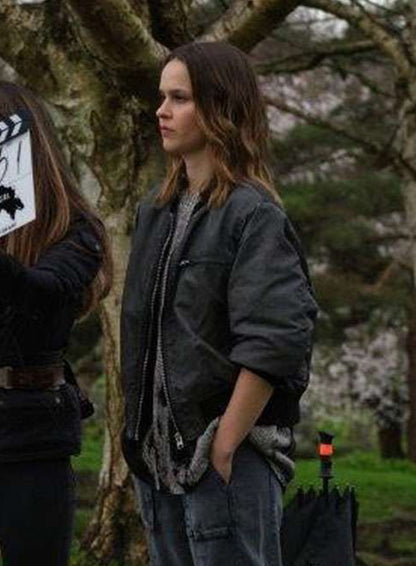 Clara Rugaard The Crow Girl 2025 Bomber Jacket