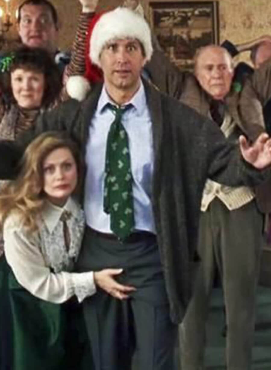 Clark Griswold National Lampoon s Christmas Vacation Grey Coat LeatherJacketMerchant