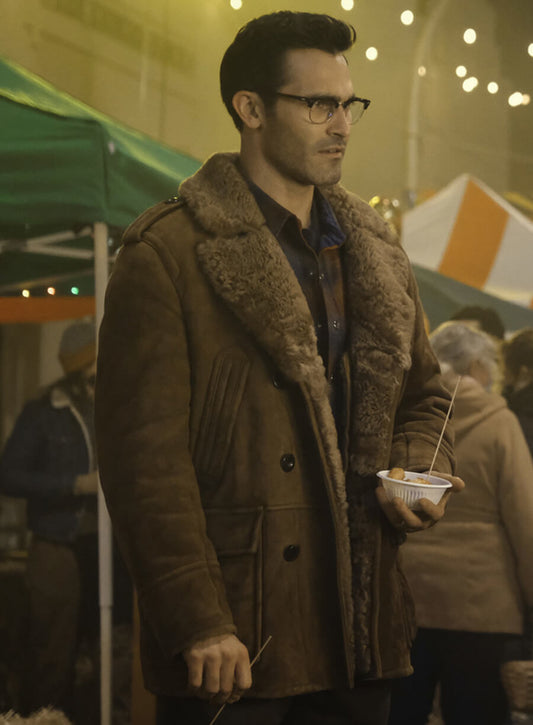 Clark Kent Superman & Lois Brown Suede Jacket