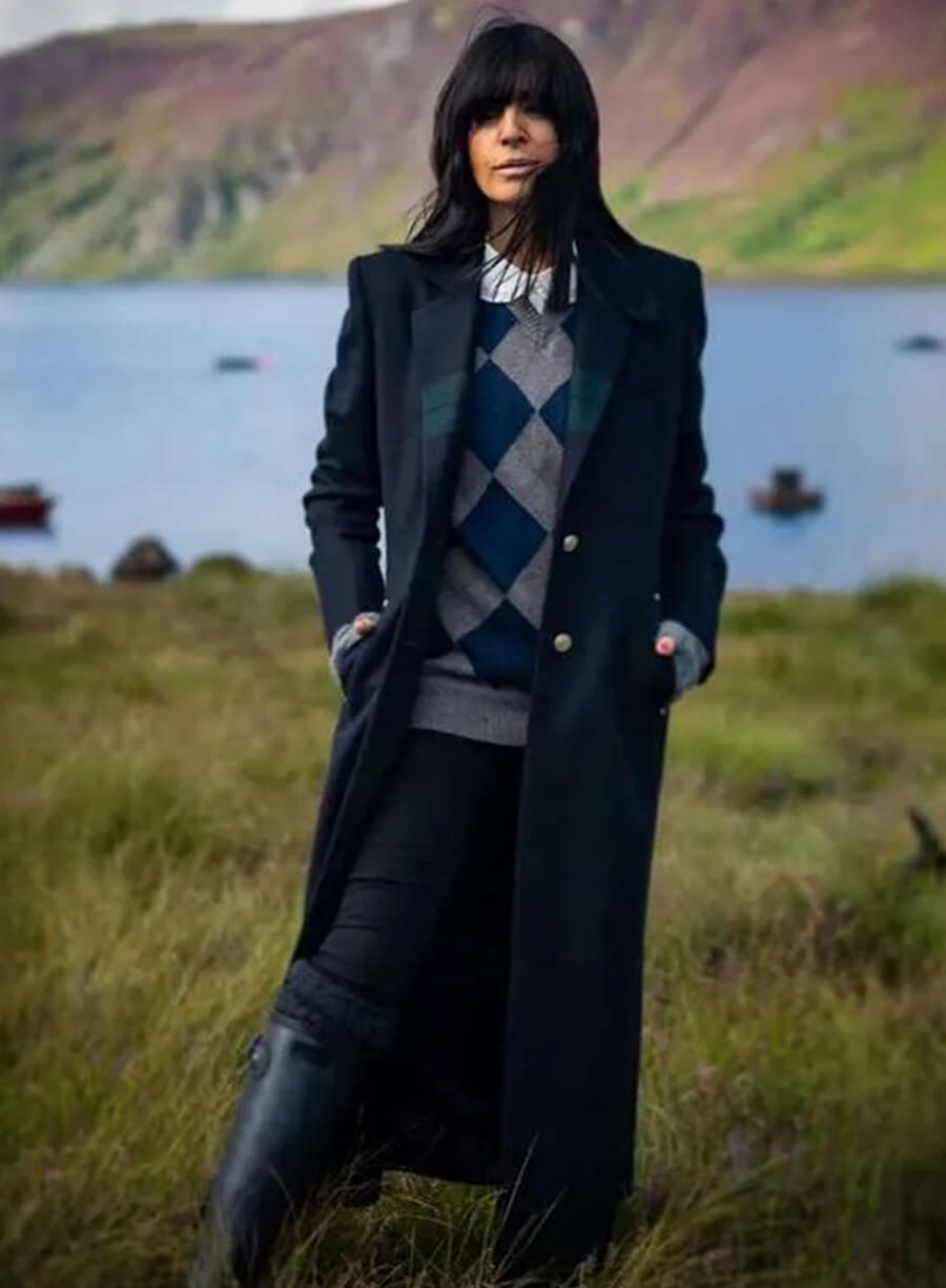 Claudia Winkleman The Traitors UK S02 Blue Coat