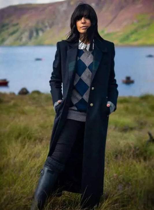 Claudia Winkleman The Traitors UK S02 Blue Coat