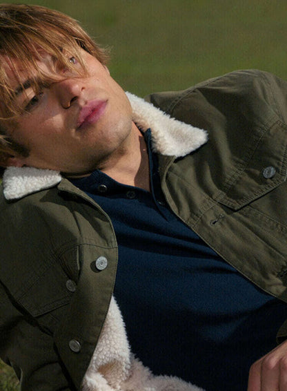 Cole Walter My Life with the Walter Boys Cotton Shearling Jacket