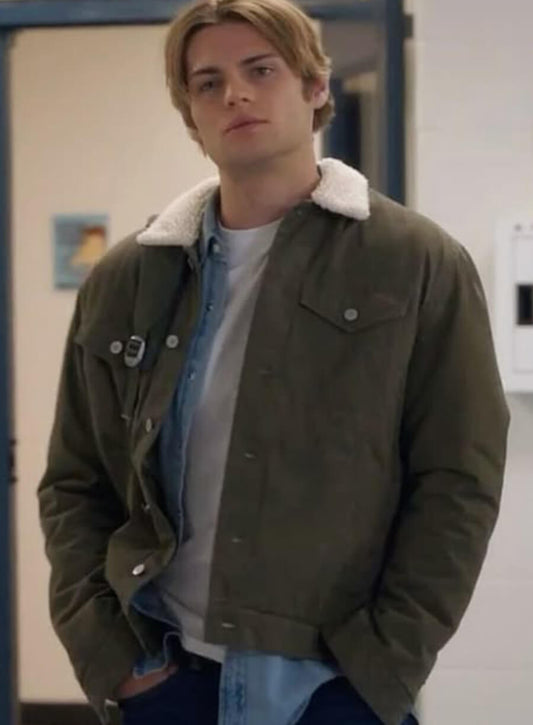 Cole Walter My Life with the Walter Boys Cotton Shearling Jacket