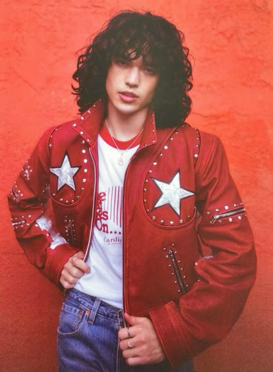 Conan Gray Red Leather Jacket