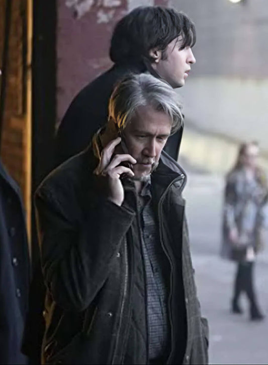 Connor Roy Succession Brown Wool Coat