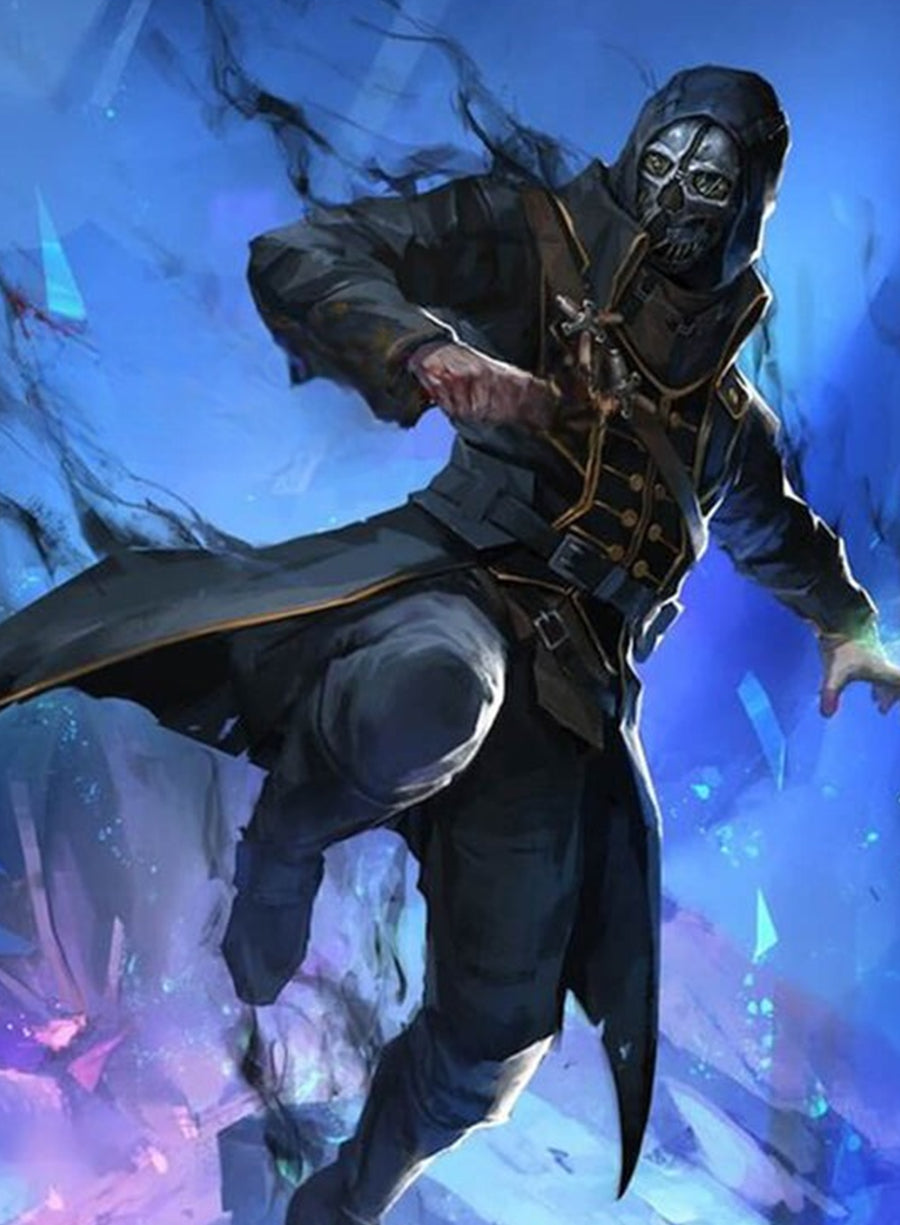 Corvo Attano Dishonored Black Leather Coat – LeatherJacketMerchant