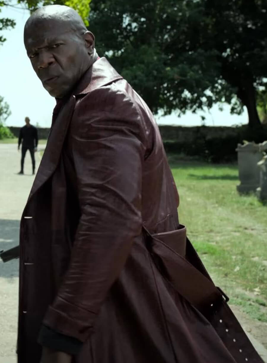 Creighton Lovedahl The Killer's Game Leather Coat