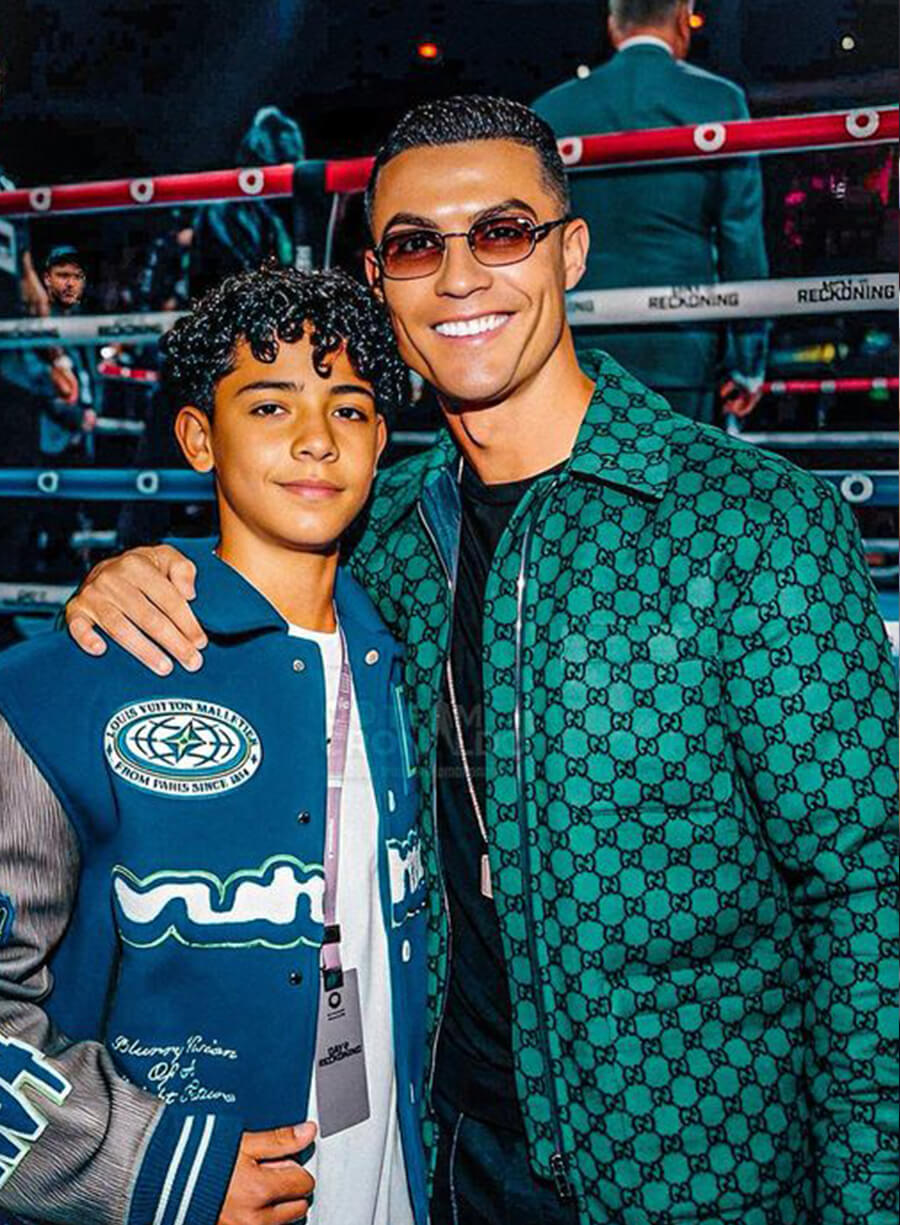 Cristiano Ronaldo Green Jacket