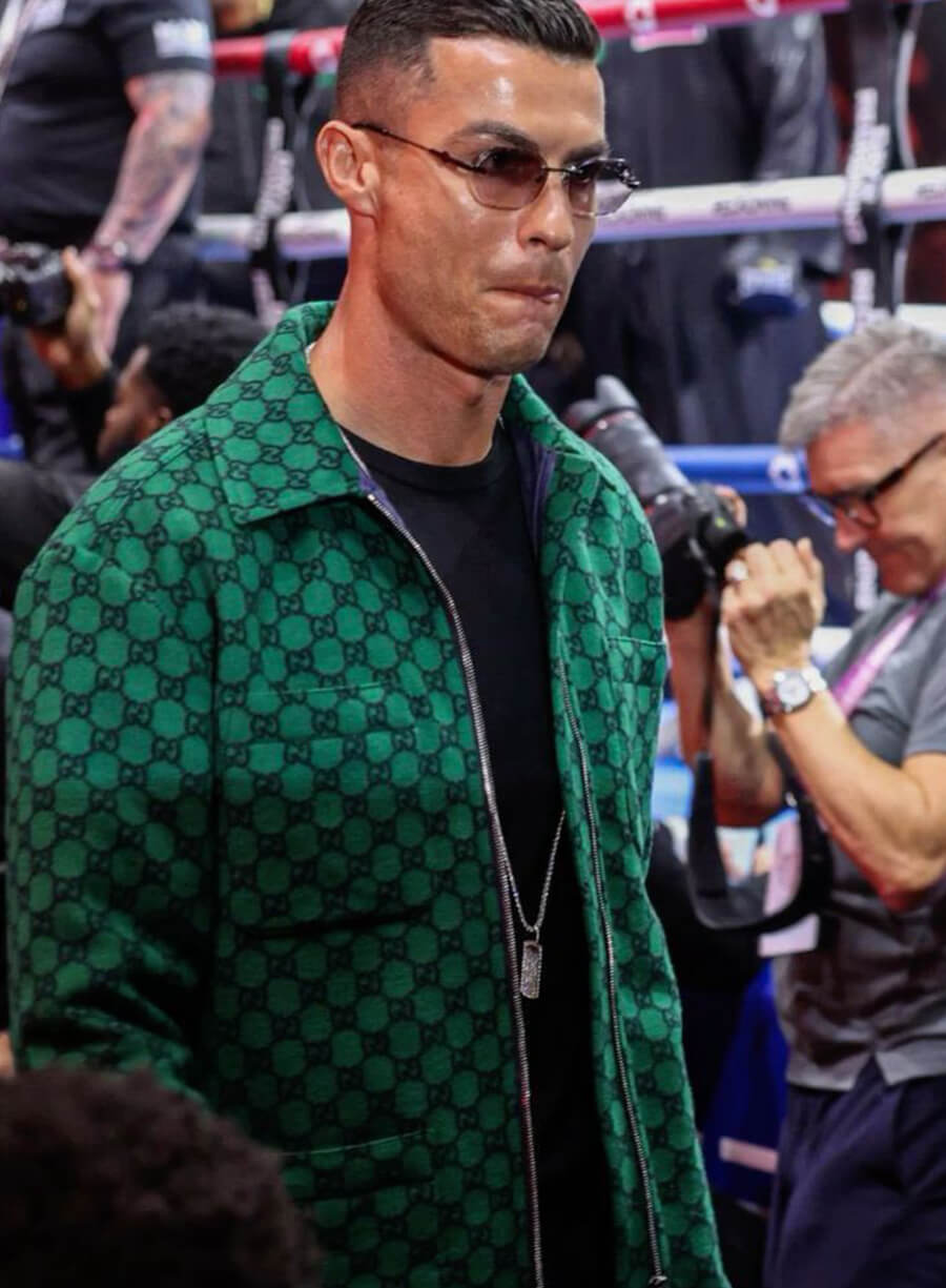 Cristiano Ronaldo Green Jacket