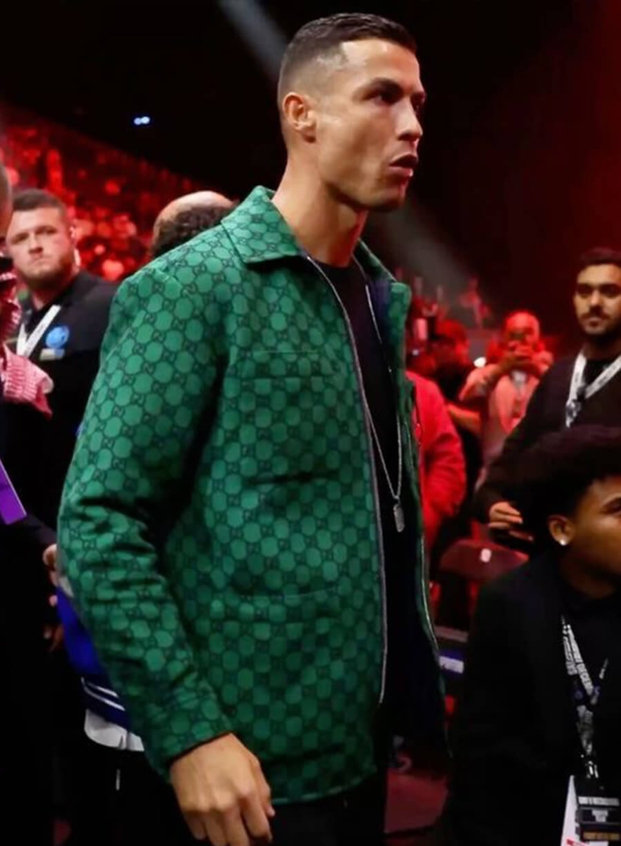 Cristiano Ronaldo Green Jacket