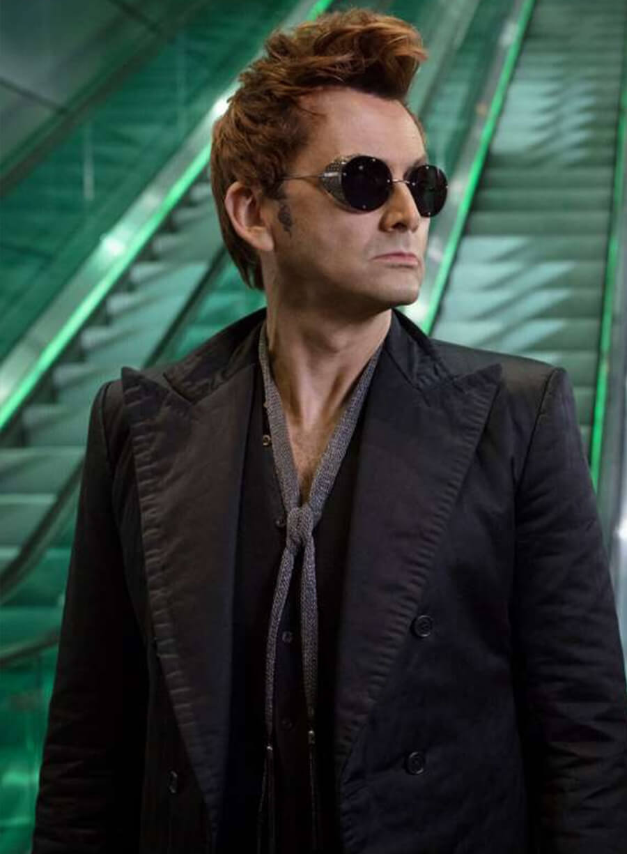 Crowley Good Omens S02 Black Blazer