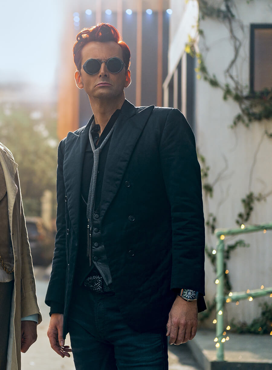 Crowley Good Omens S02 Black Blazer