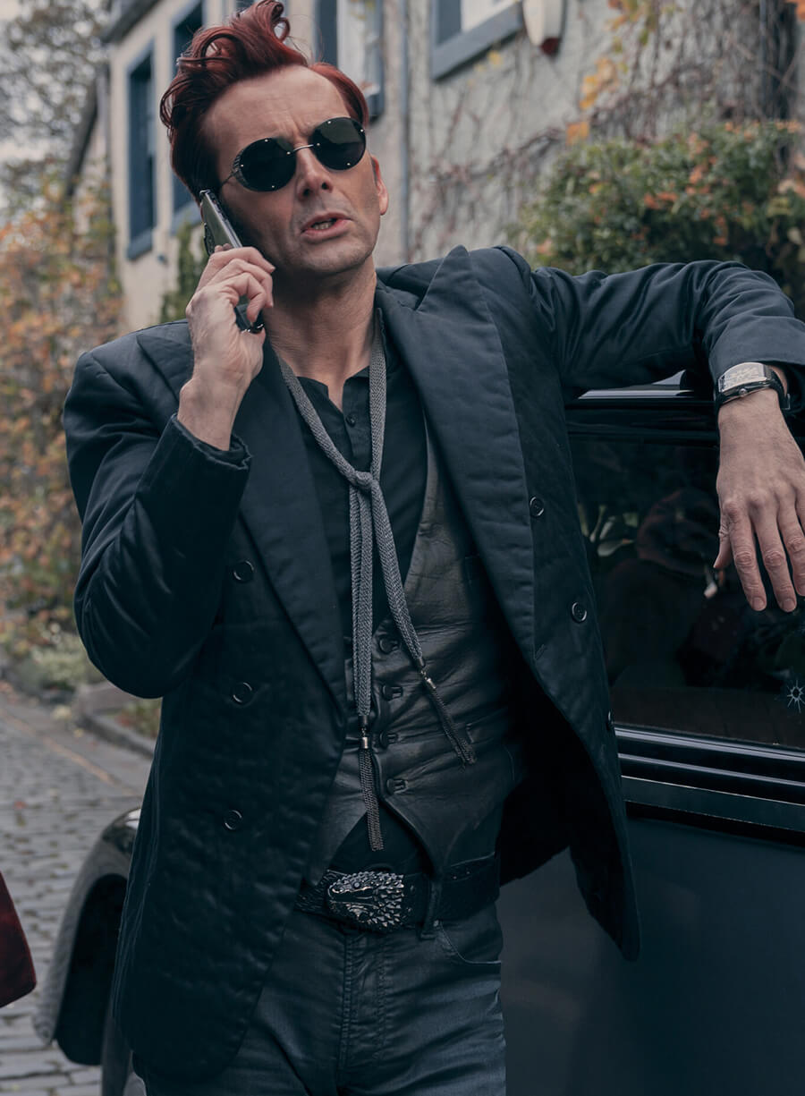 Crowley Good Omens S02 Black Blazer