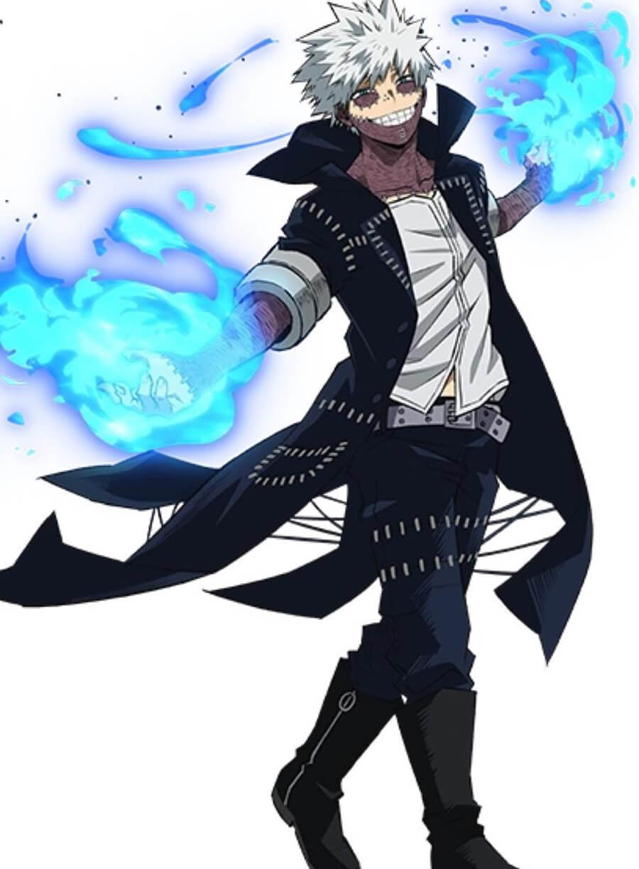 Dabi My Hero Academia Blue Trench Coat