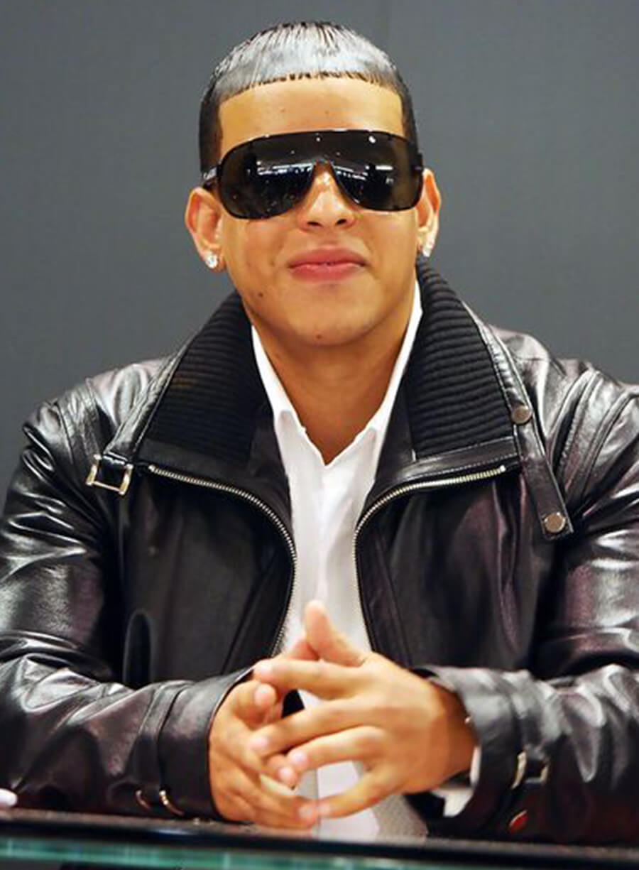 Daddy Yankee Black Leather Jacket