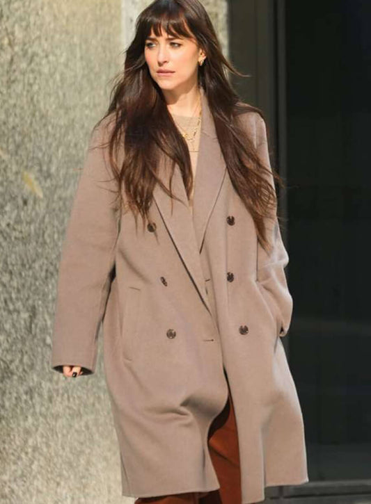 Dakota Johnson Verity 2026 Coat