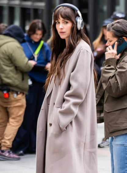 Dakota Johnson Verity 2026 Coat