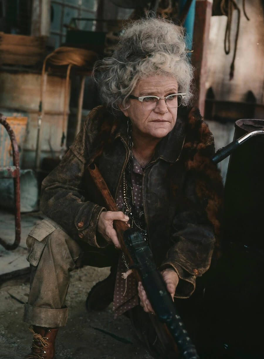 Dale Dickey Fallout Brown Leather Jacket