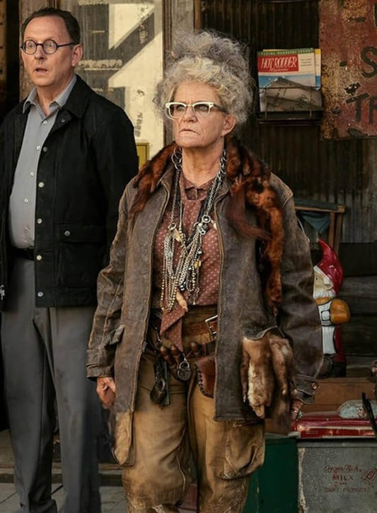 Dale Dickey Fallout Brown Leather Jacket