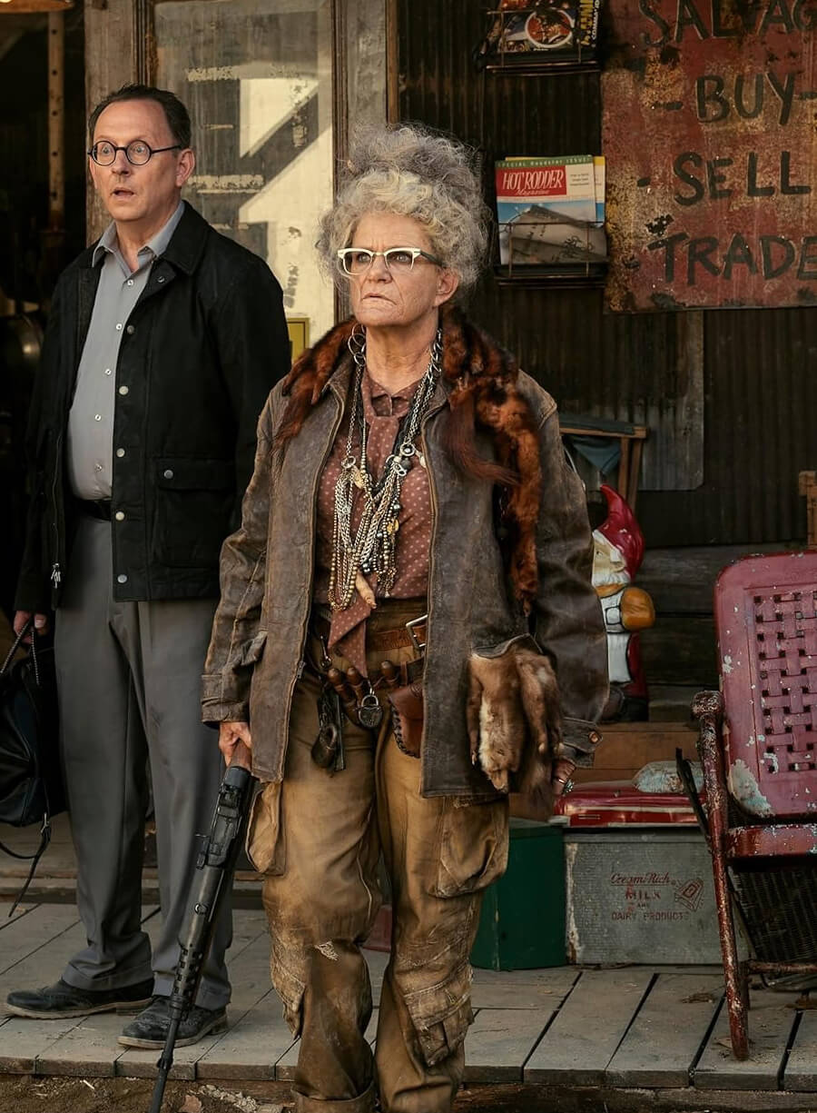 Dale Dickey Fallout Brown Leather Jacket