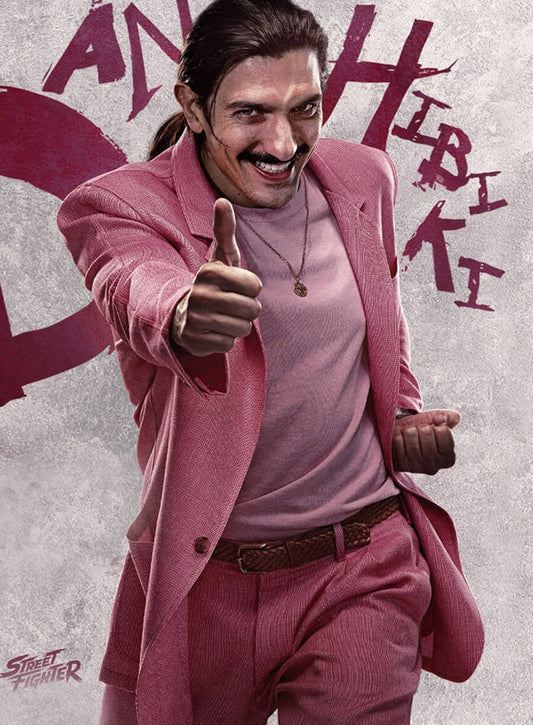 Dan Habiki Street Fighter 2026 Pink Wool Blazer