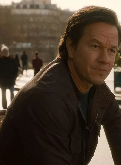 Dan Morgan The Family Plan 2 Brown Jacket