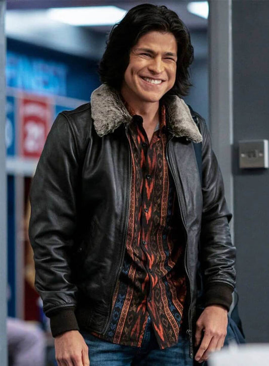 Dani Rojas Ted Lasso S02 Black Leather Jacket