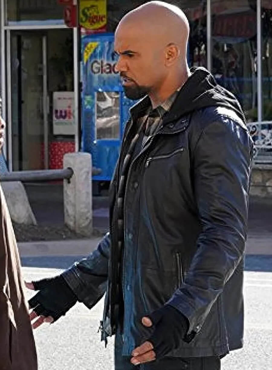 Daniel Harrelson S.W.A.T. Black Leather Jacket