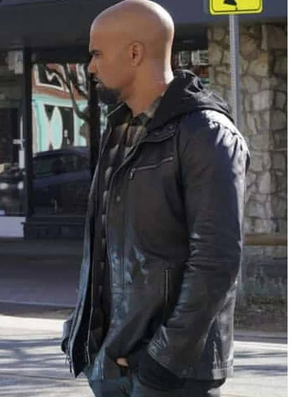 Daniel Harrelson S.W.A.T. Black Leather Jacket