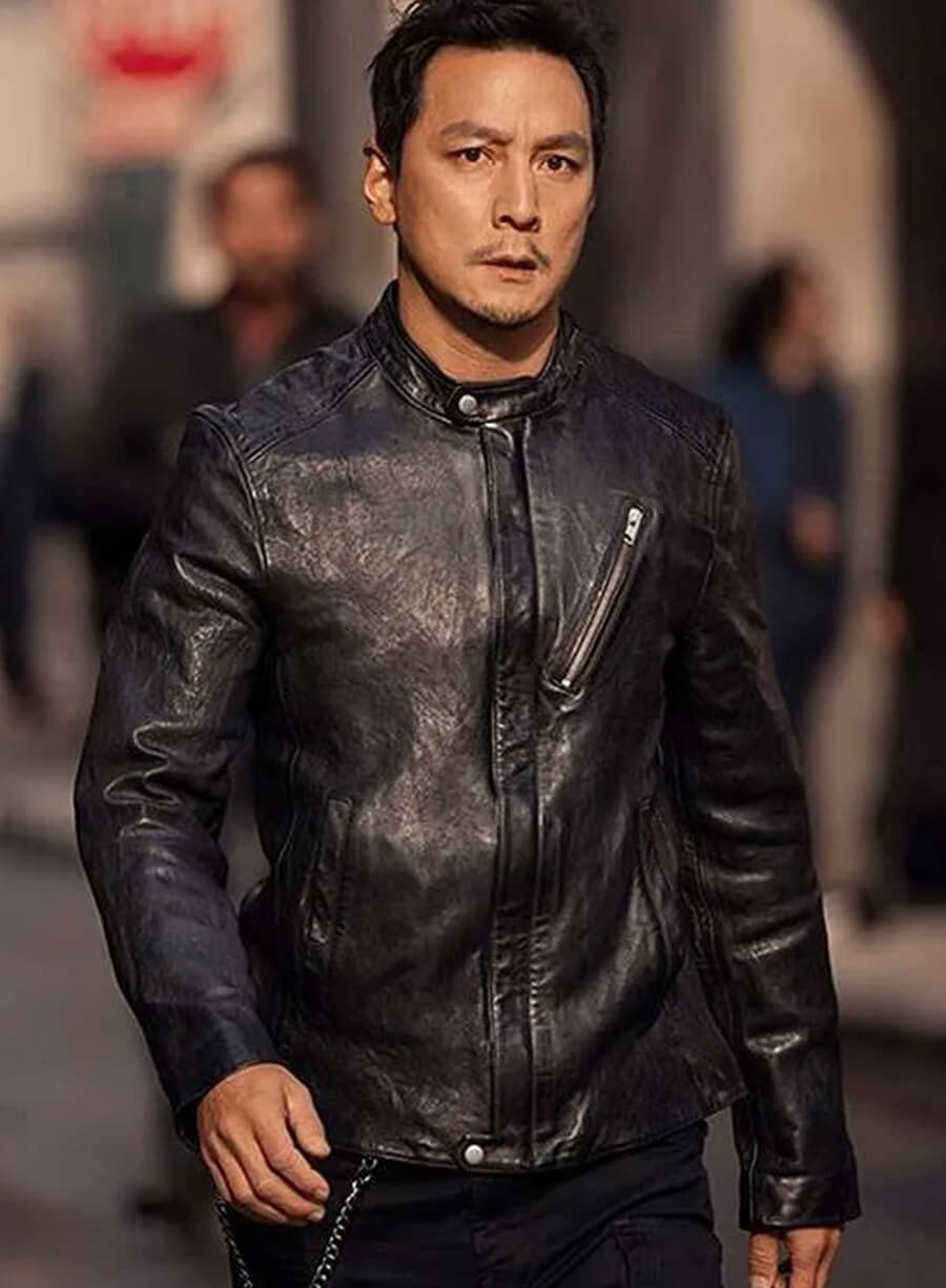 Daniel Wu Westworld Season 4 Black Leather Jacket