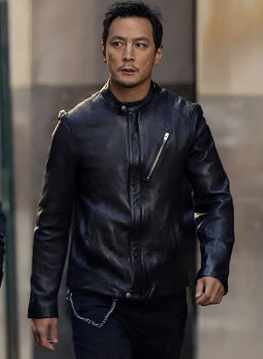 Daniel Wu Westworld Season 4 Black Leather Jacket