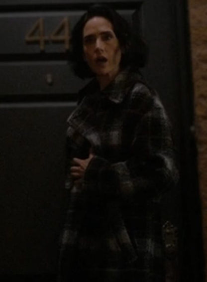Daniela Vargas Dessen Dark Matter Plaid Wool Coat