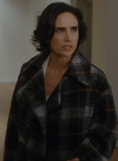 Daniela Vargas Dessen Dark Matter Plaid Wool Coat