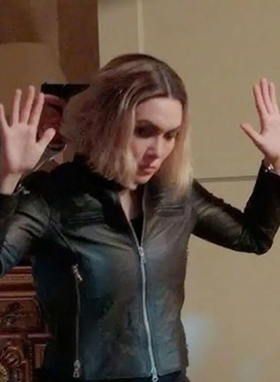 Daniella Pineda The Accountant 2 Black Leather Jacket