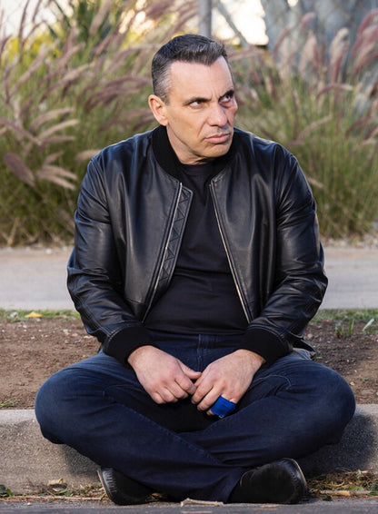 Danny Bookie S01 Black Bomber Jacket