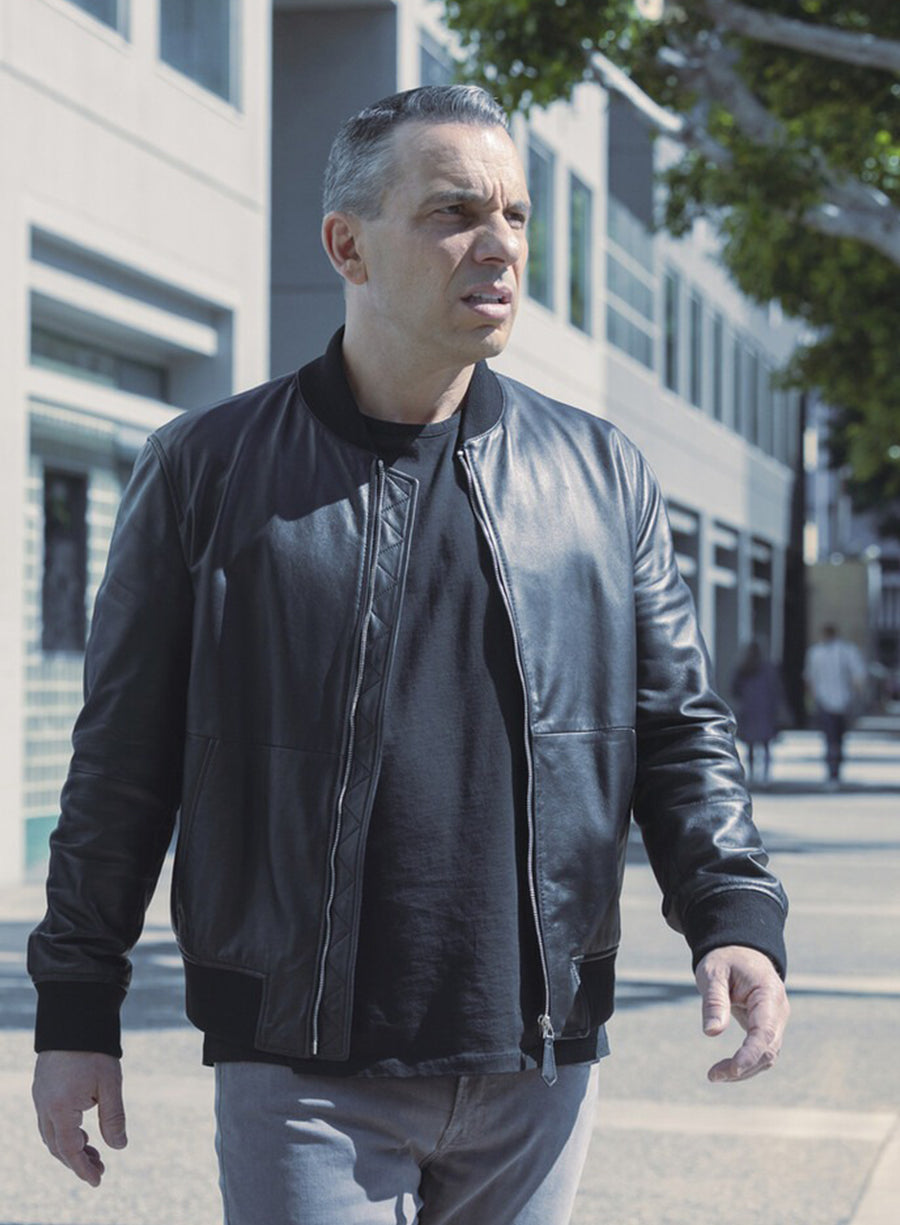 Danny Bookie S01 Black Bomber Jacket