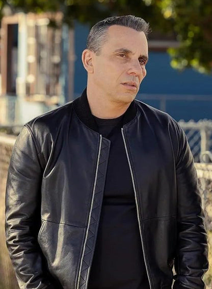 Danny Bookie S01 Black Bomber Jacket