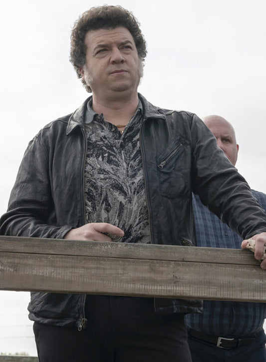 Danny McBride The Righteous Gemstones Black Leather Jacket