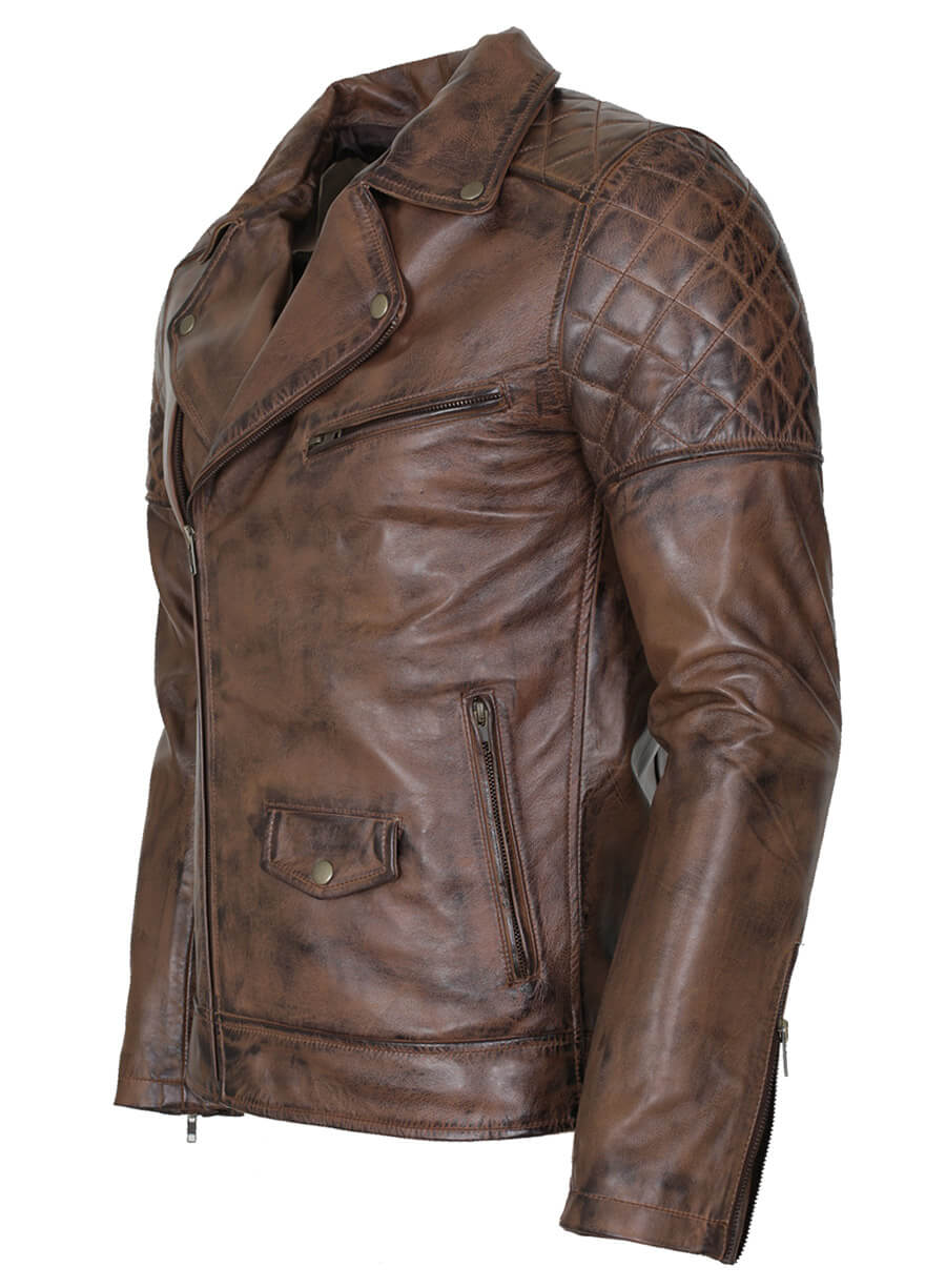 Dark Brown Brando Biker Jacket