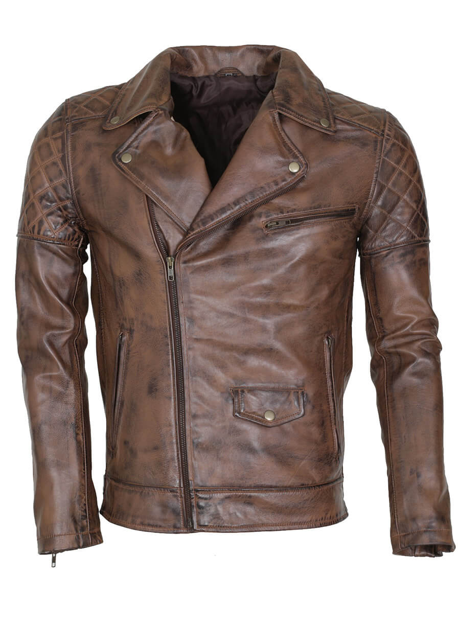 Dark Brown Brando Biker Jacket