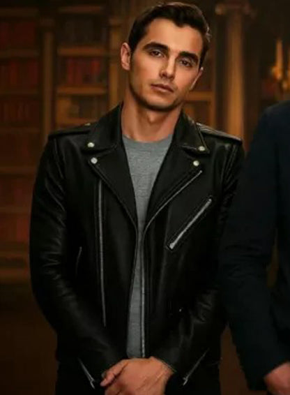 Dave Franco Now You See Me 3 Black Leather Jacket