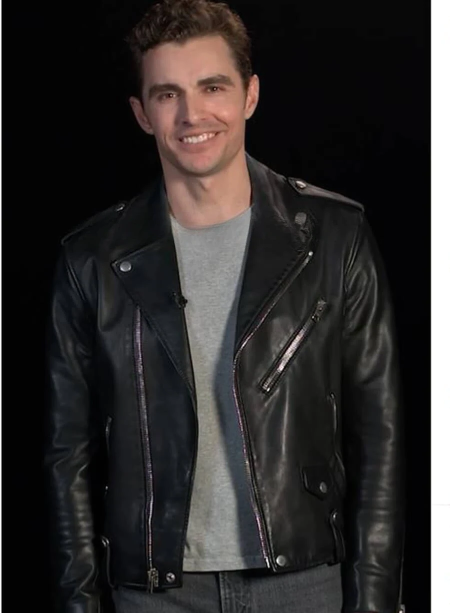 Dave Franco Now You See Me 3 Black Leather Jacket