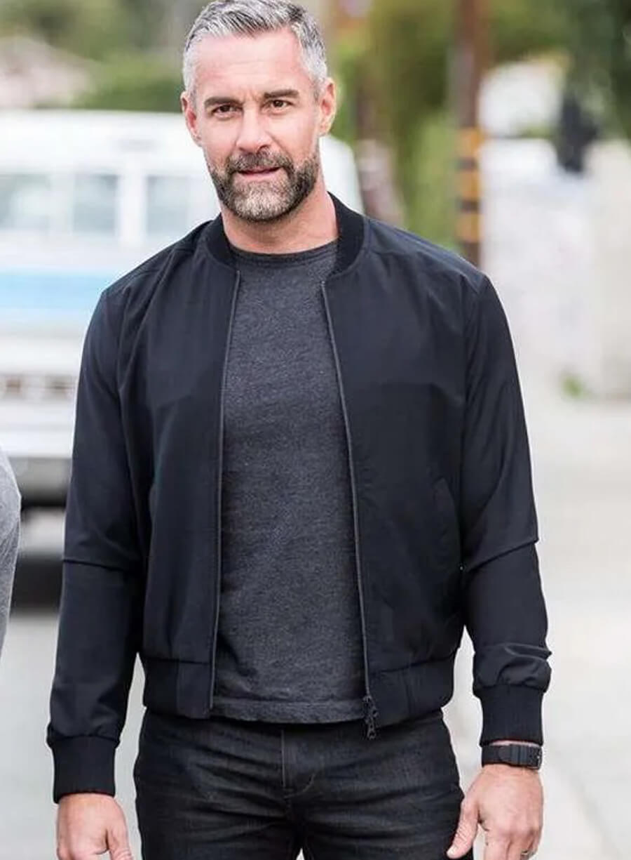 David Kay S.W.A.T. Black Bomber Jacket