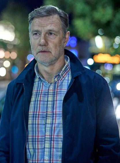 David Morrissey Tip Toe 2026 Blue Jacket
