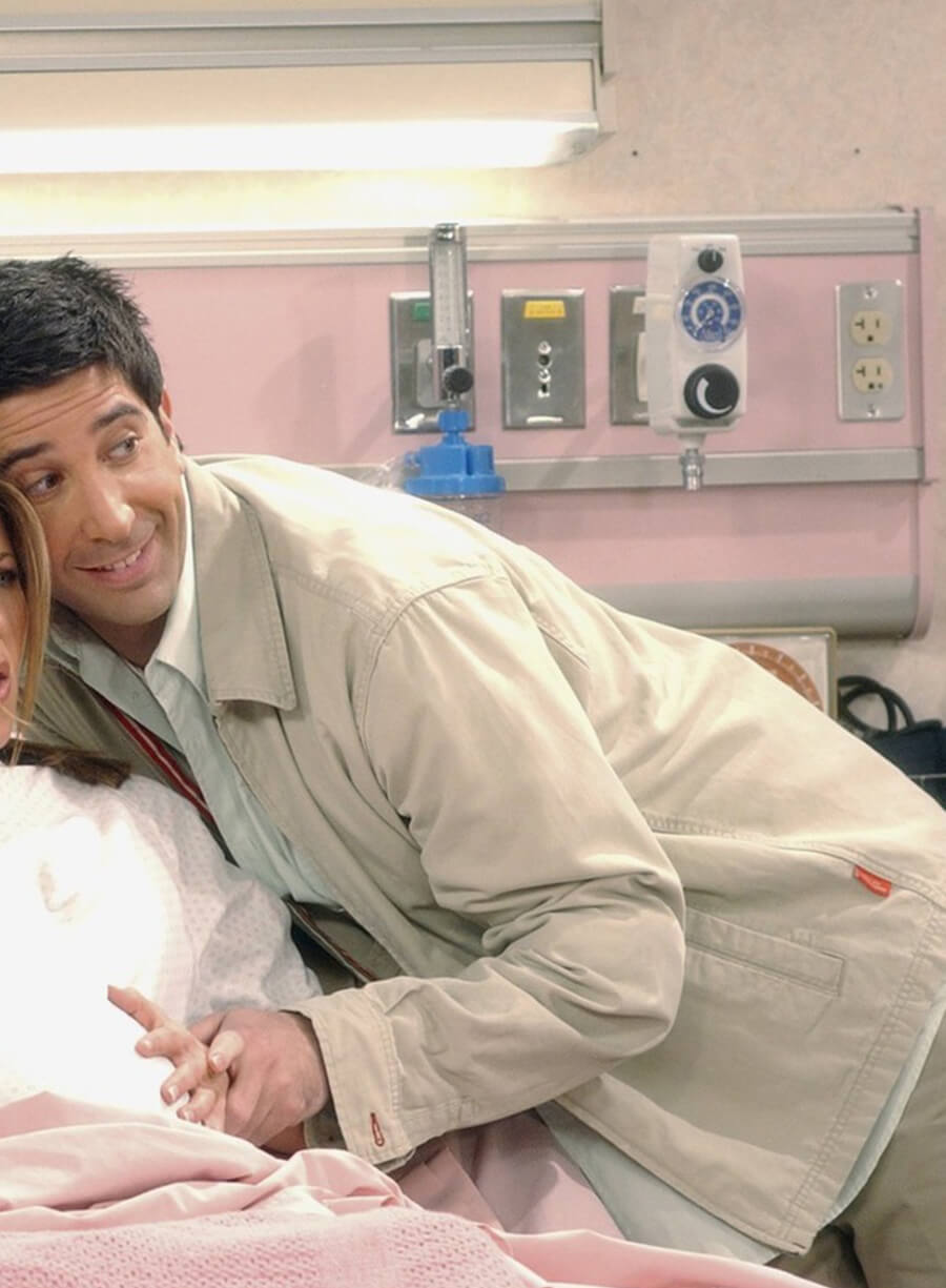 David Schwimmer Friends White Jacket