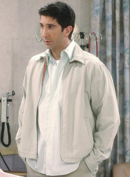 David Schwimmer Friends White Jacket