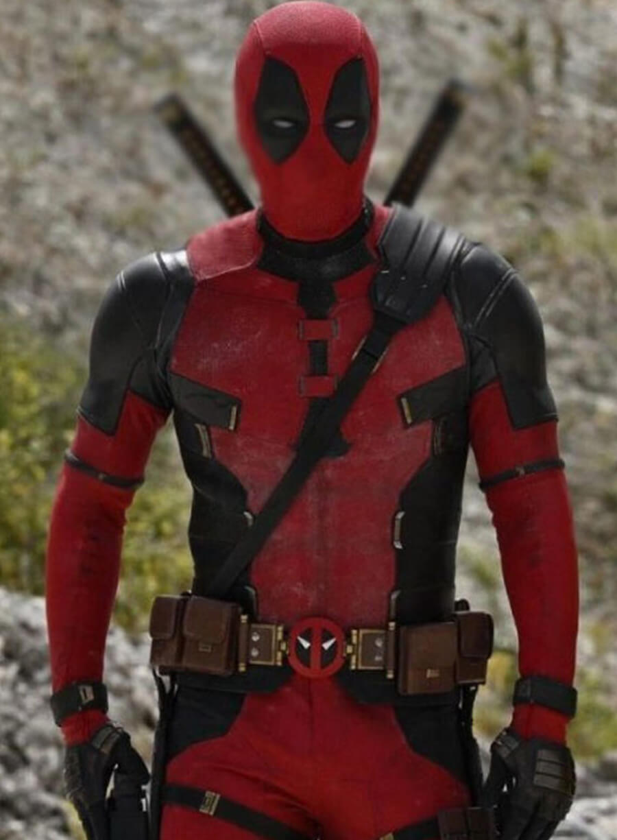 Deadpool Red and black Suit Jacket