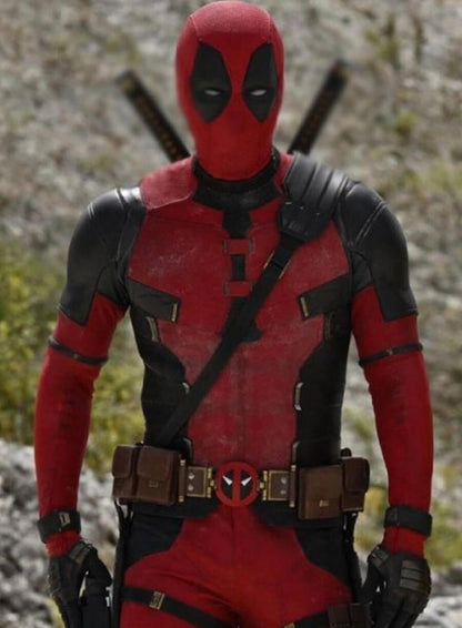 Deadpool Red and black Suit Jacket